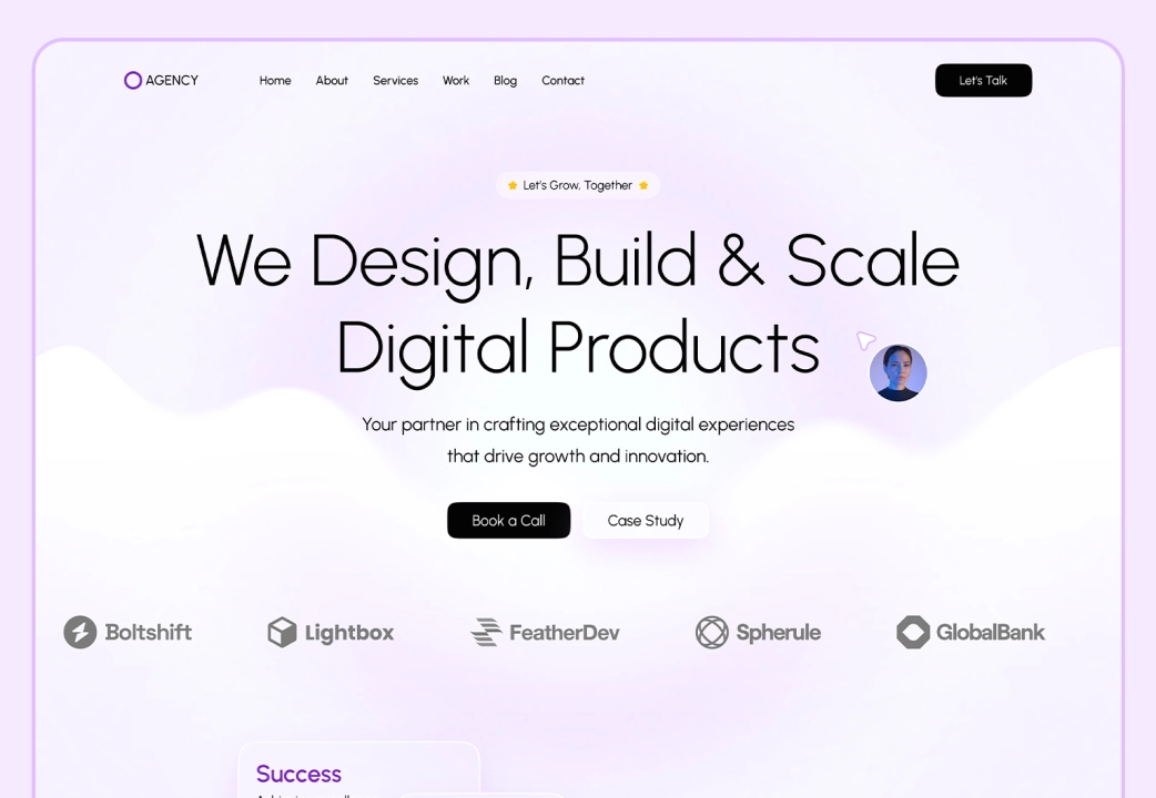 https://dribbble.com/shots/27122525-UI-Design-Concept-for-a-Digital-Agency-Website